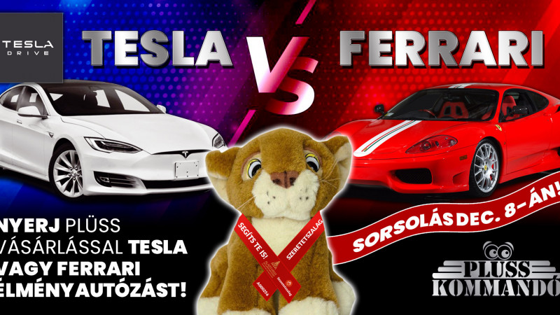 Ferrari élmény autózást nyerhetsz sofőrrel és Tesla élmény vezetést kísérővel a Hungaroringen!